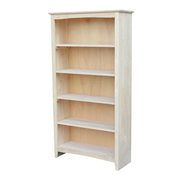 International Concepts Shaker Bookcase, 60"H, Unfinished SH-3226A